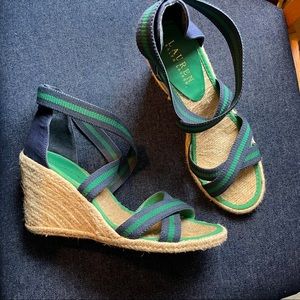 Stretchy strap Ralph Lauren Wedges